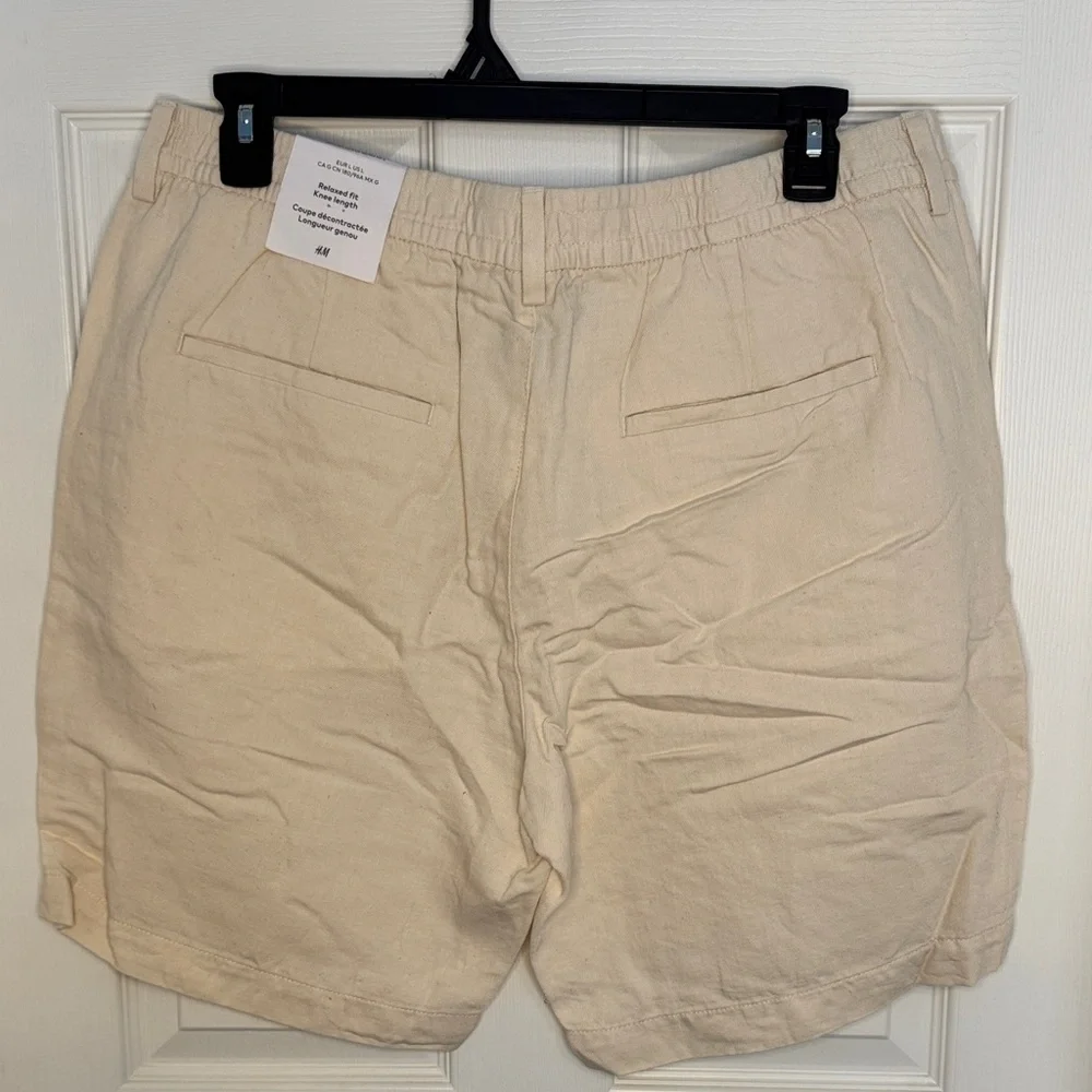 NWT H&M Men's Tan Linen Shorts